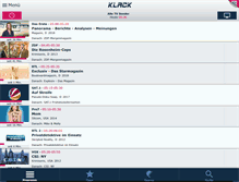 Tablet Screenshot of klack.de